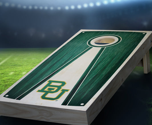 "Baylor Stained Pyramid" Cornhole Boards