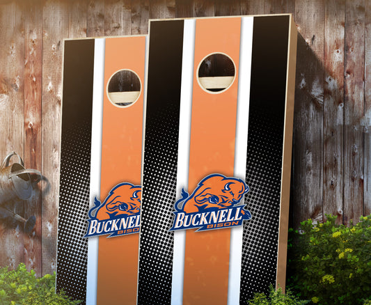 "Bucknell Striped" Cornhole Boards