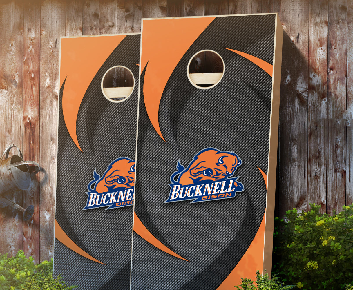 "Bucknell Swoosh" Cornhole Boards