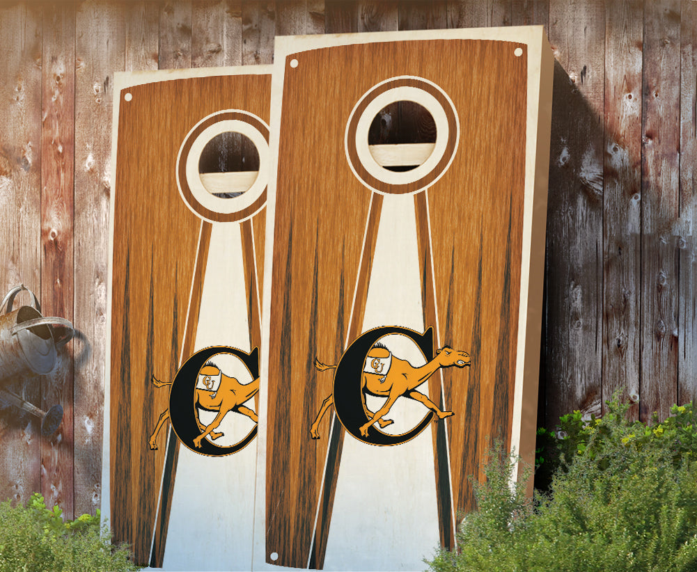 "Campbell Stained Pyramid" Cornhole Boards