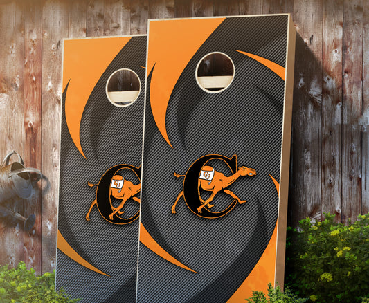 "Campbell Swoosh" Cornhole Boards