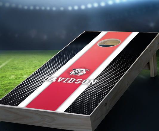 "Davidson Striped" Cornhole Boards