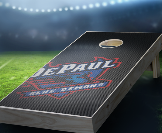 "DePaul Slanted" Cornhole Boards