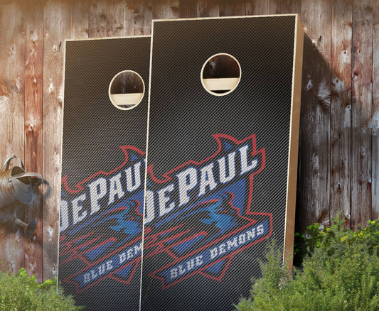 "DePaul Slanted" Cornhole Boards