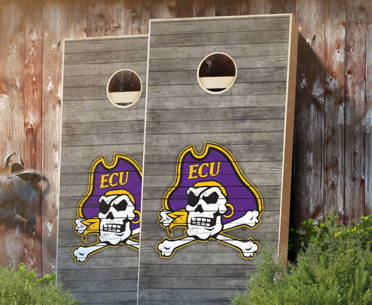 "East Carolina Distressed" Cornhole Boards