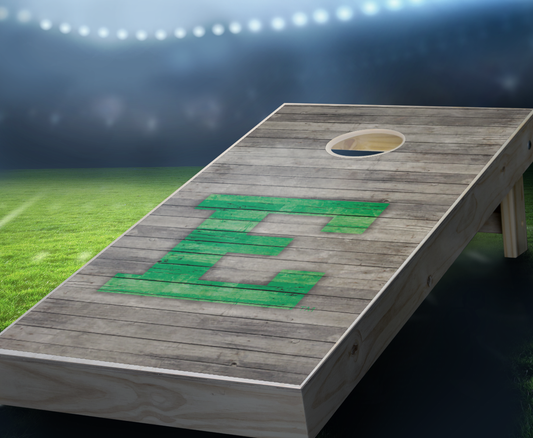 "Eastern Michigan Distressed" Cornhole Boards