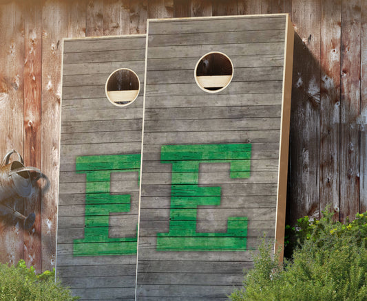 "Eastern Michigan Distressed" Cornhole Boards