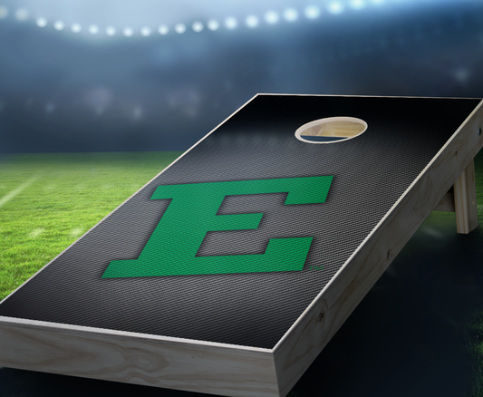 "Eastern Michigan Slanted" Cornhole Boards