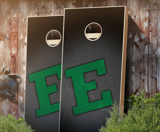 "Eastern Michigan Slanted" Cornhole Boards