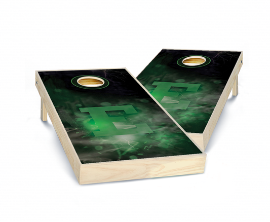 "Eastern Michigan Smoke" Cornhole Boards