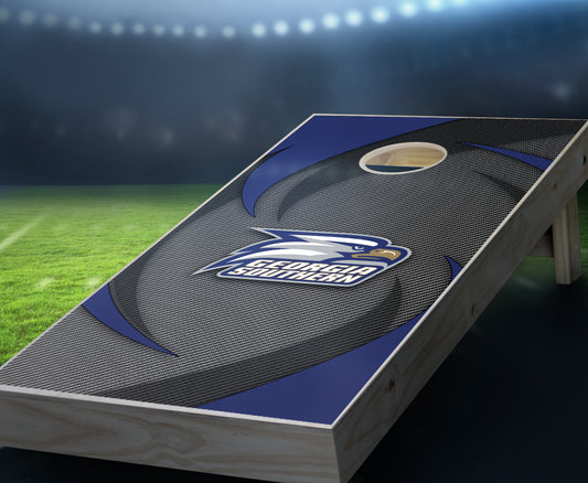 "Georgia Southern Swoosh" Cornhole Boards