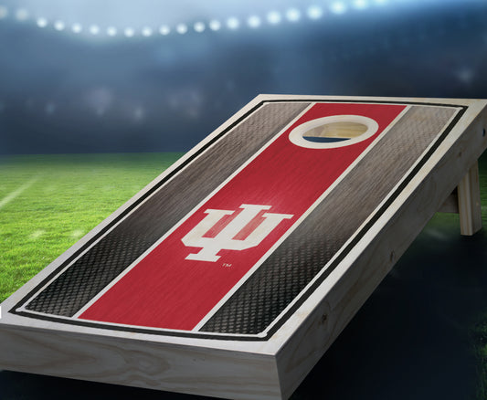 "Indiana Stained Stripe" Cornhole Boards