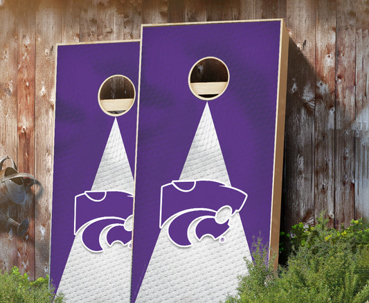 "Kansas State Jersey" Cornhole Boards