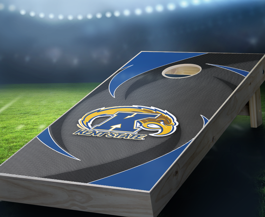 "Kent State Swoosh" Cornhole Boards