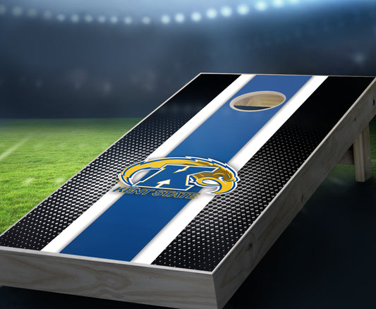 "Kent State Striped" Cornhole Boards