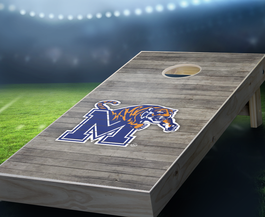 "Memphis Distressed" Cornhole Boards