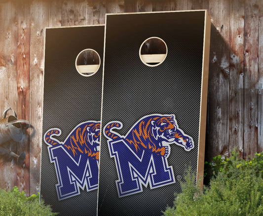 "Memphis Slanted" Cornhole Boards