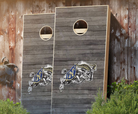 "Navy Distressed" Cornhole Boards