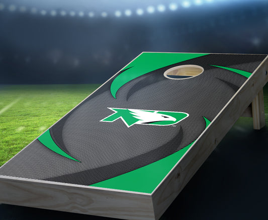 "North Dakota Swoosh" Cornhole Boards