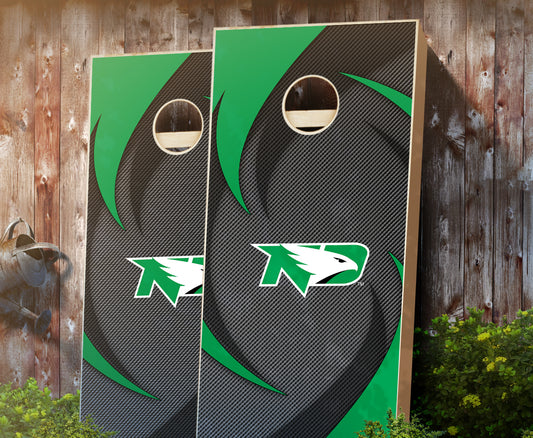 "North Dakota Swoosh" Cornhole Boards