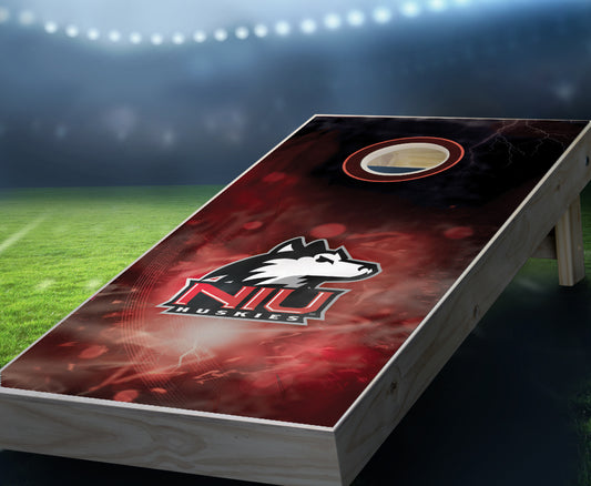 "Northern Illinois Smoke" Cornhole Boards