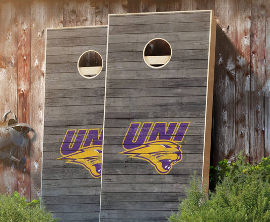 "Northern Iowa Distressed" Cornhole Boards