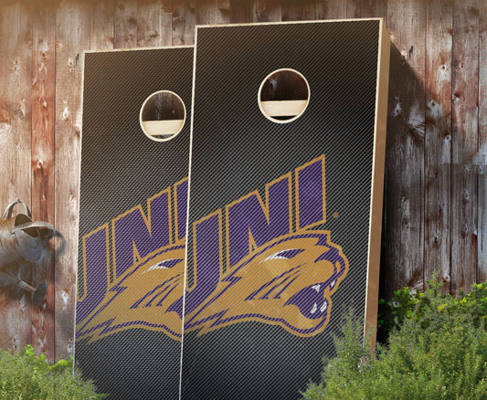 "Northern Iowa Slanted" Cornhole Boards