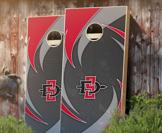 "San Diego State Swoosh" Cornhole Boards