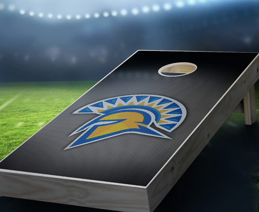 "San Jose State Slanted" Cornhole Boards