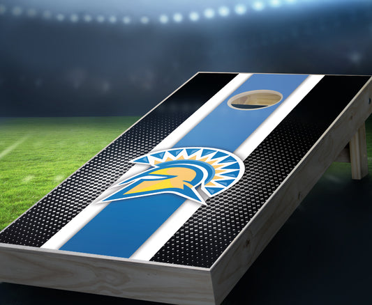 "San Jose State Striped" Cornhole Boards