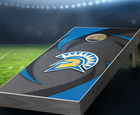 "San Jose State Swoosh" Cornhole Boards