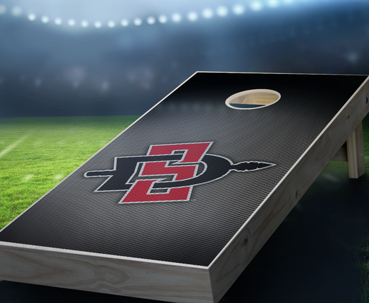 "San Diego State Slanted" Cornhole Boards