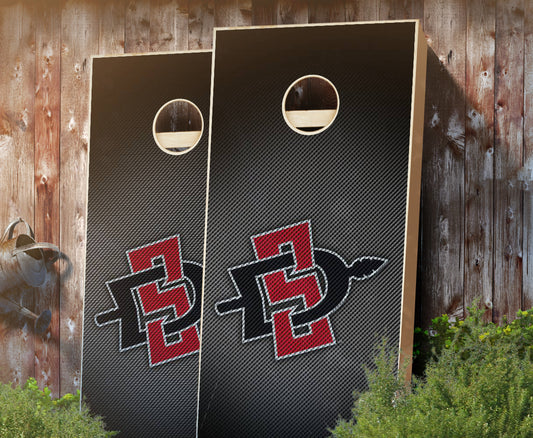 "San Diego State Slanted" Cornhole Boards