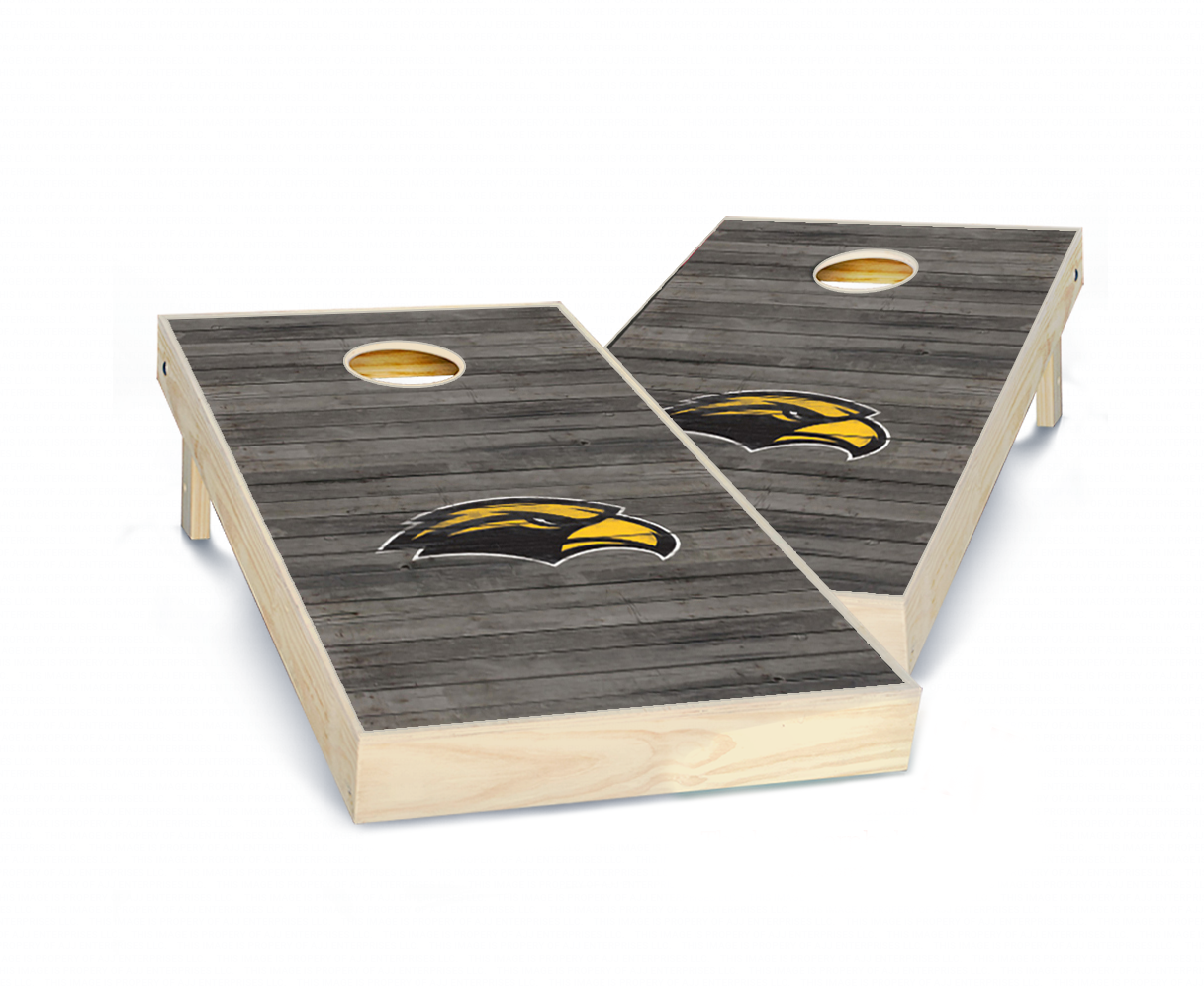 "Southern Miss Distressed" Cornhole Boards