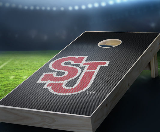 "St. John's Slanted" Cornhole Boards