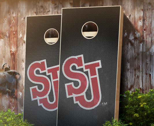 "St. John's Slanted" Cornhole Boards