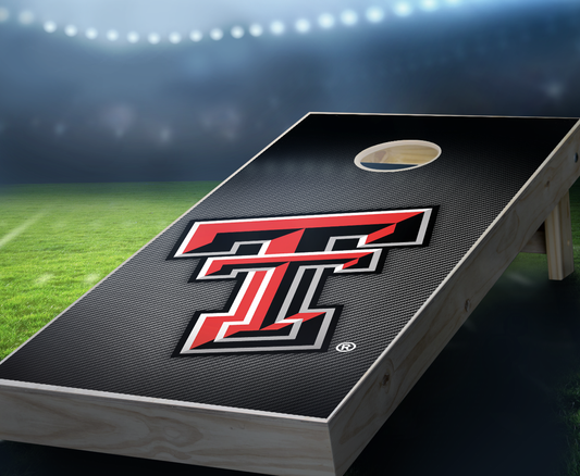 "Texas Tech Slanted" Cornhole Boards