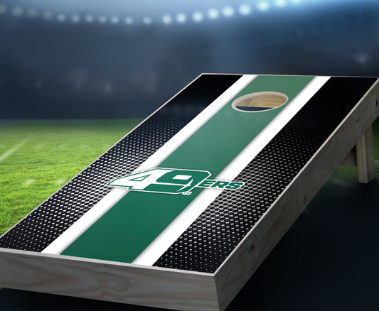 "UNC Charlotte Striped" Cornhole Boards