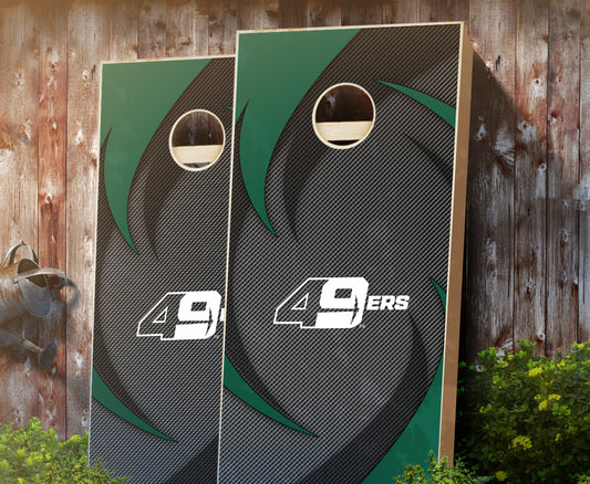 "UNC Charlotte Swoosh" Cornhole Boards