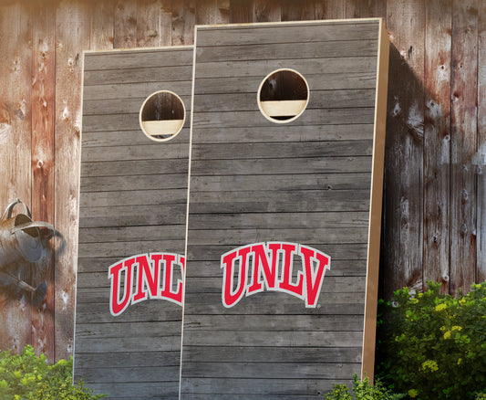 "UNLV Distressed" Cornhole Boards