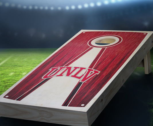 "UNLV Stained Pyramid" Cornhole Boards