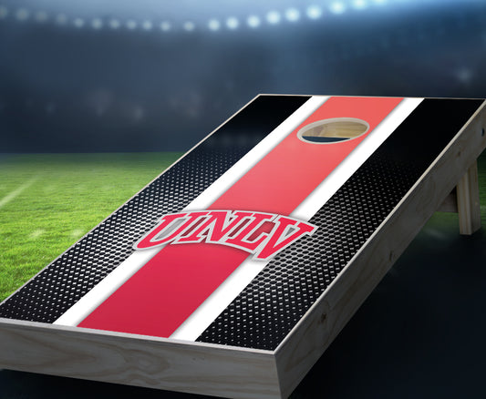 "UNLV Striped" Cornhole Boards