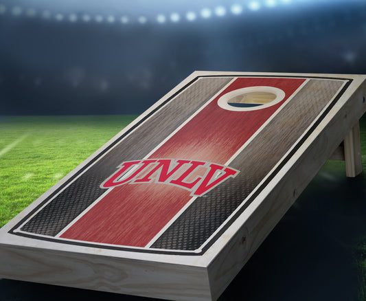 "UNLV Stained Stripe" Cornhole Boards