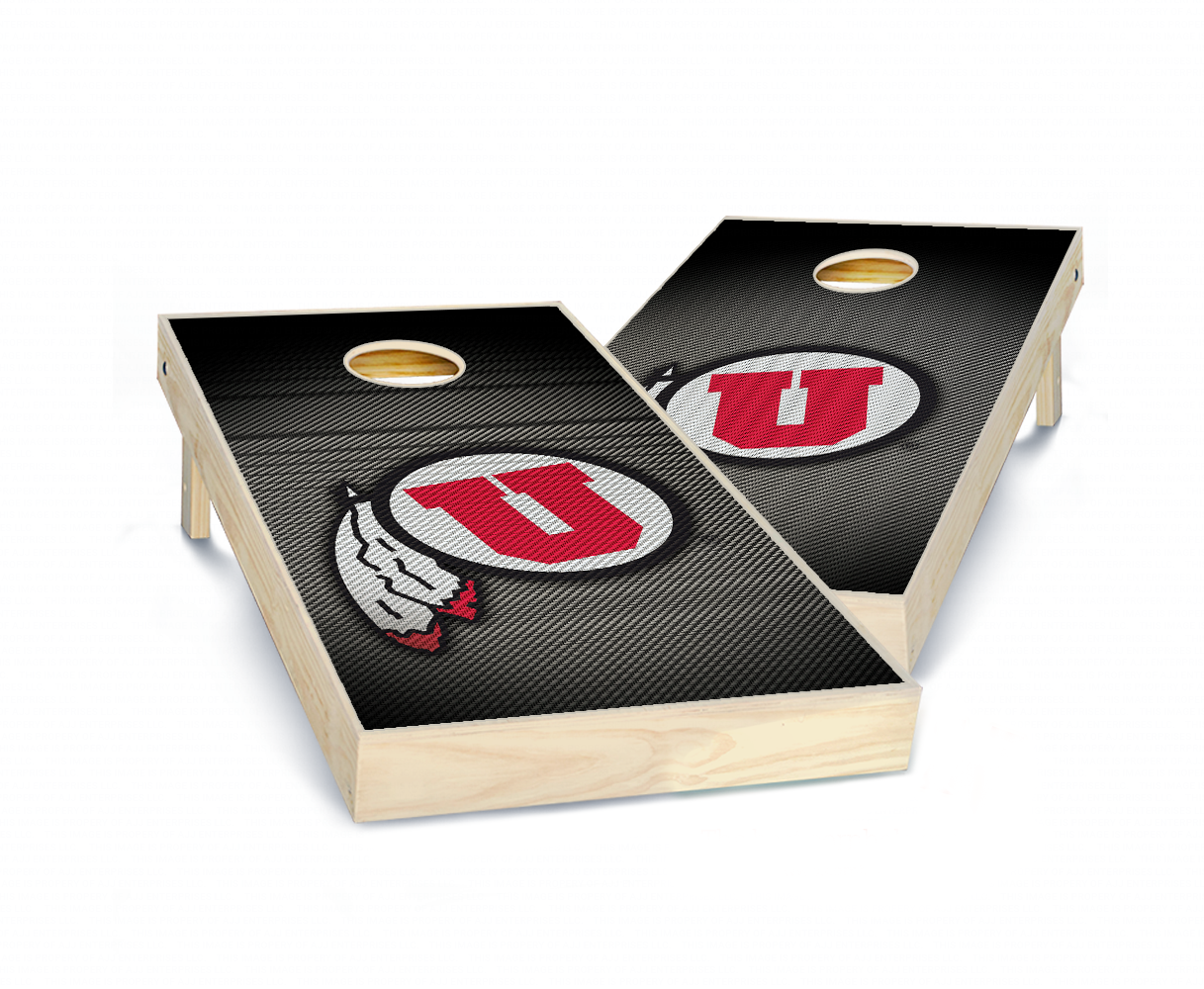 "Utah Slanted" Cornhole Boards