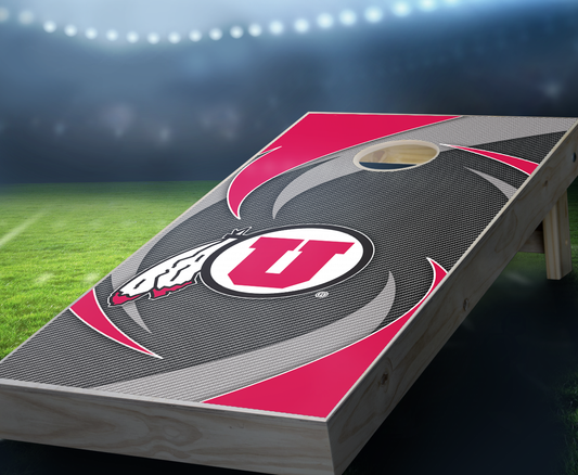 "Utah Swoosh" Cornhole Boards