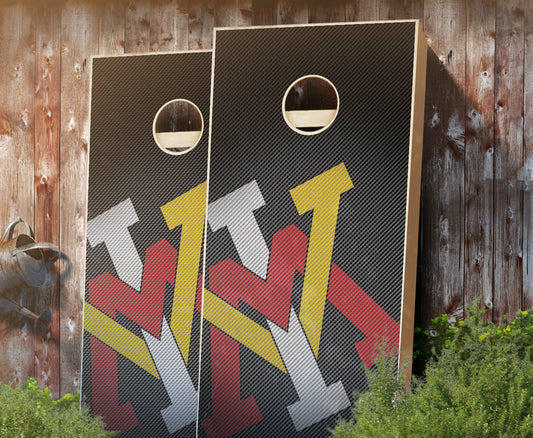 "VMI Slanted" Cornhole Boards