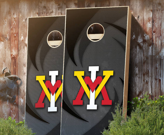 "VMI Swoosh" Cornhole Boards