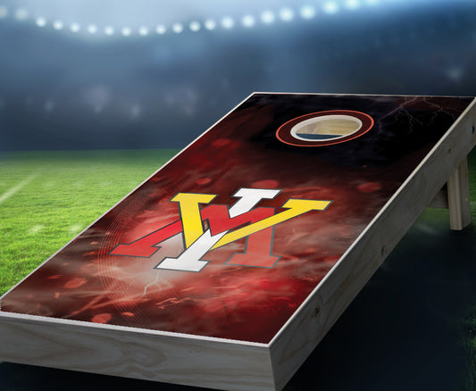 "VMI Smoke" Cornhole Boards