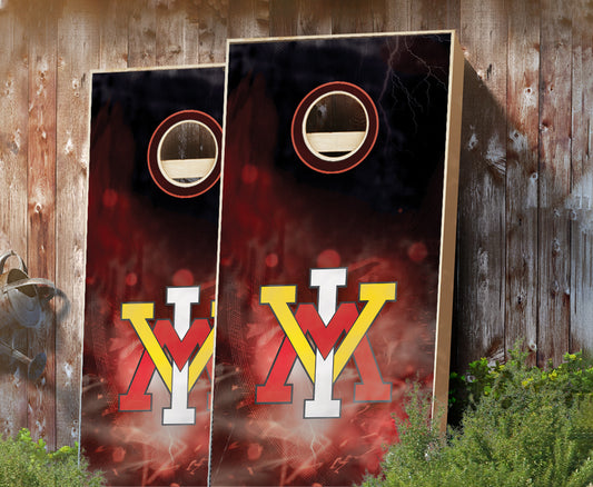 "VMI Smoke" Cornhole Boards