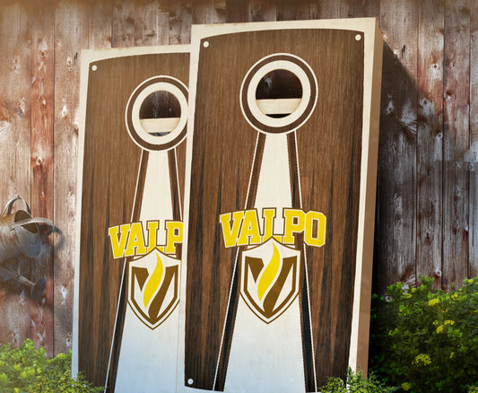 "Valparaiso Stained Pyramid" Cornhole Boards